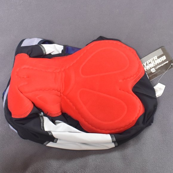 HYPER THREADS SEA OTTER CYCLING BIBSHORTS NWT US W'S SZ XL COMPETITION NAVY - Picture 6 of 6